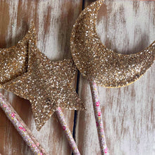 Load image into Gallery viewer, star and moon wand