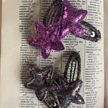 Load image into Gallery viewer, cosmic star clips 2 pack